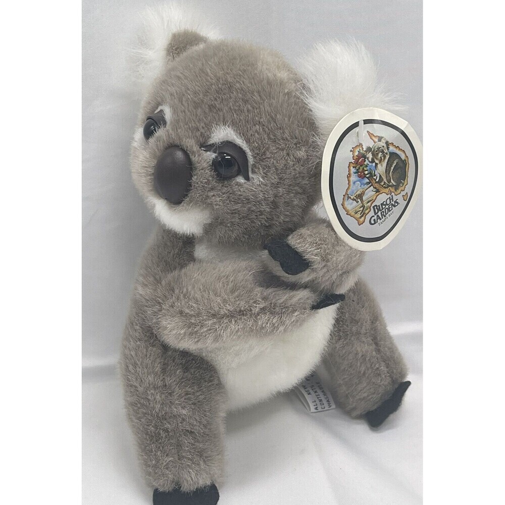Vintage Bush Gardens Australia Koala Bear Plush 7" Stuffed Animal Made In Korea